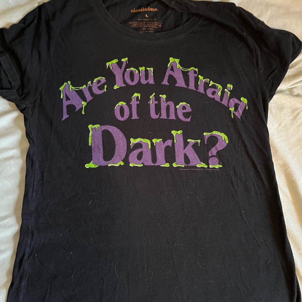 Nickelodeon are you afraid of the dark? shirt